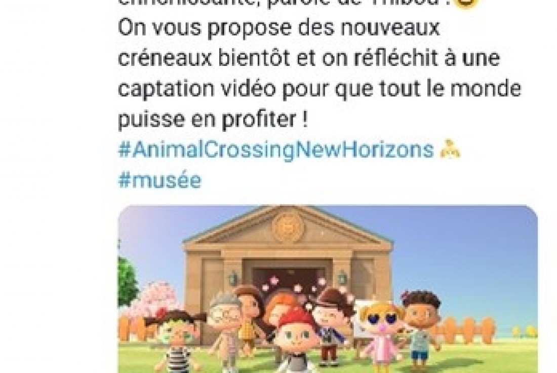 Vignette de la médiation Visite guidée du Muséum d’Angers sur Animal Crossing : New Horizons
