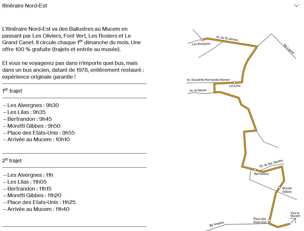 mucem parcours