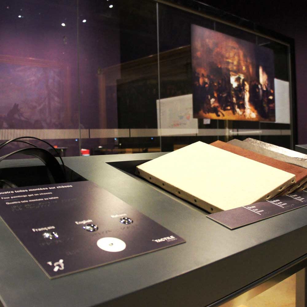 musee orsay paris station tactile commentaire audio dispositif multisensoriel 1