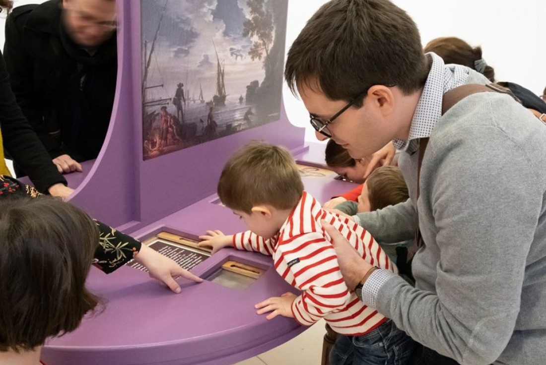 Vignette de la médiation L’éveil des sens lors de l’exposition « Eloge de la sensibilité »