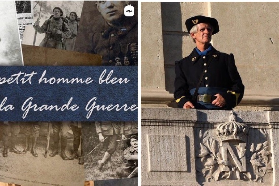 Vignette de la médiation Un petit homme bleu dans la Grande Guerre