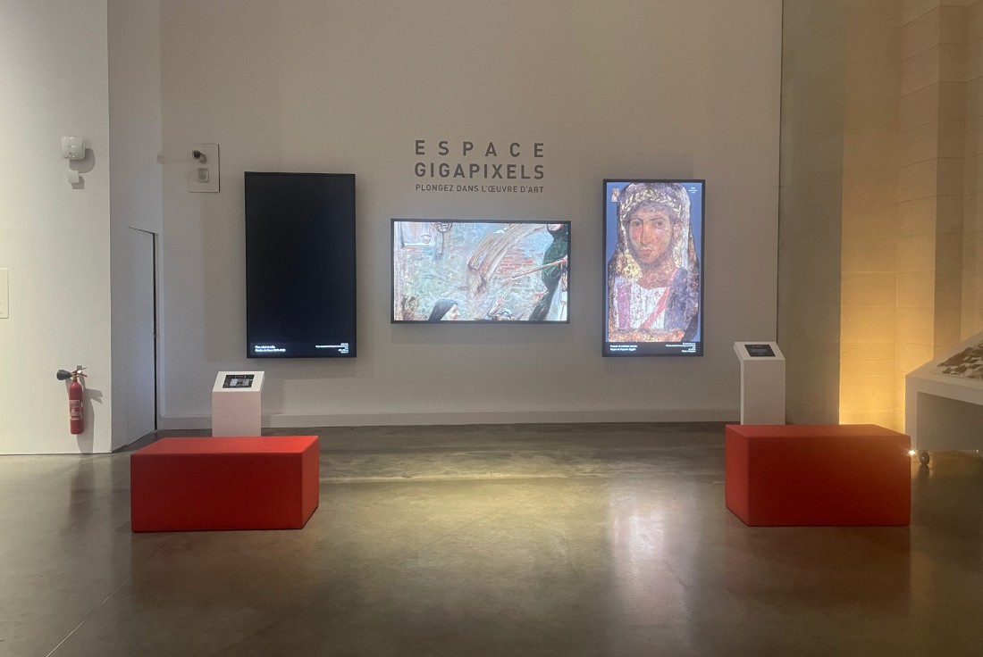 Vignette de la médiation « Espace gigapixels Plongez dans l’œuvre d’art »