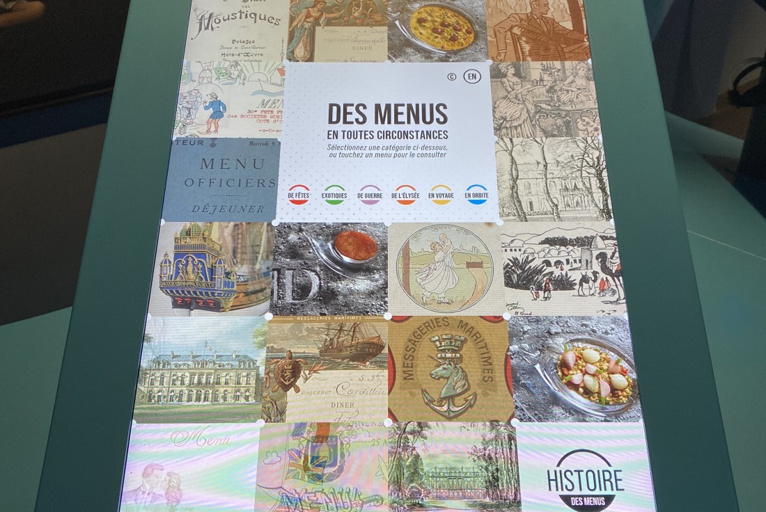 Vignette de la médiation Des menus à travers les siècles !