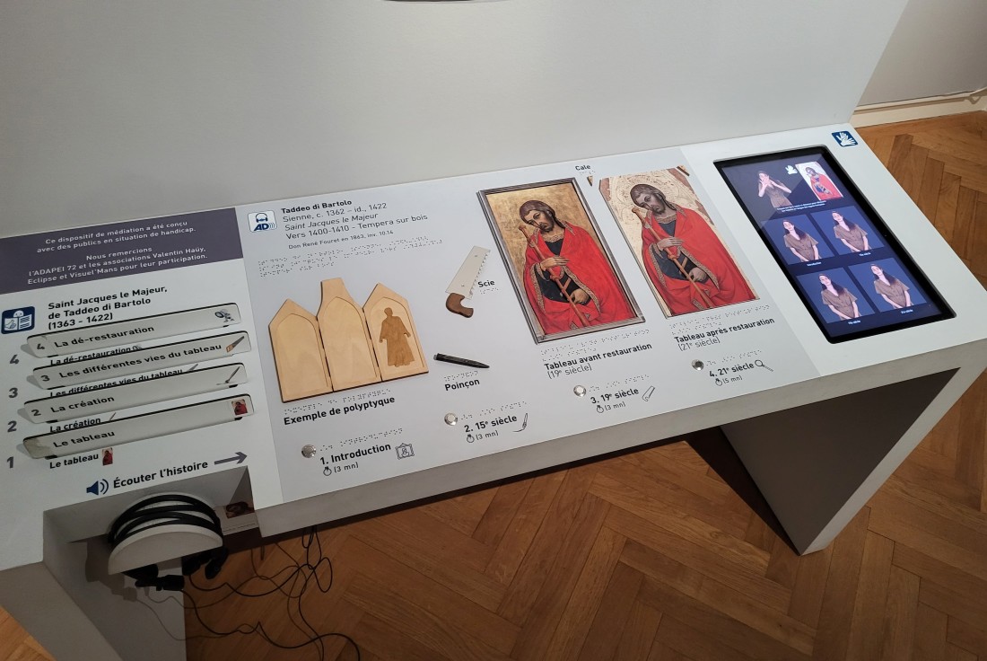 Vignette de la médiation Dispositif accessibilité au musée de Tessé