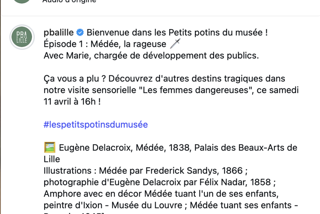 Vignette de la médiation Les Petits Potins du musée