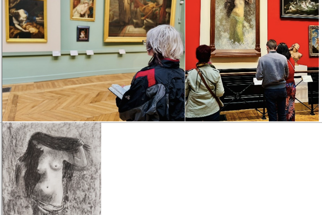 Vignette de la médiation Le réveil des muses : Retour en croquis